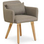 Voir la diapositive 1 : Paris Prix Fauteuil Scandinave  Alan  70cm Taupe