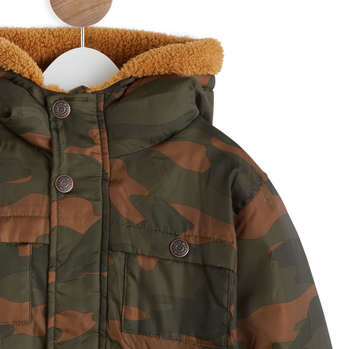 IN EXTENSO Parka avec col snood garçon