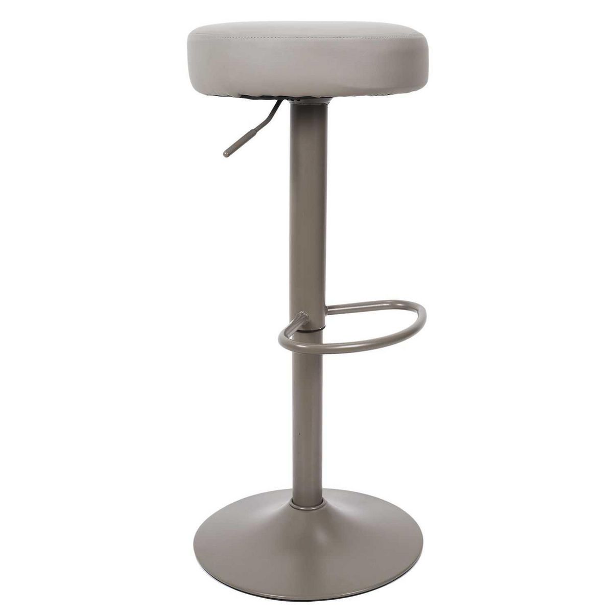 TOILINUX Lot de 2 Tabourets de bar hauteur réglable en simili