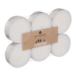 COMPTOIR DE LA BOUGIE Lot de 6 Bougies Chauffe-Plat  Doxy  5,8cm Blanc