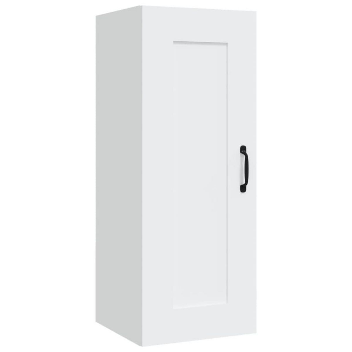 VIDAXL Armoire suspendue Blanc 35x34x90 cm Bois d'ingenierie