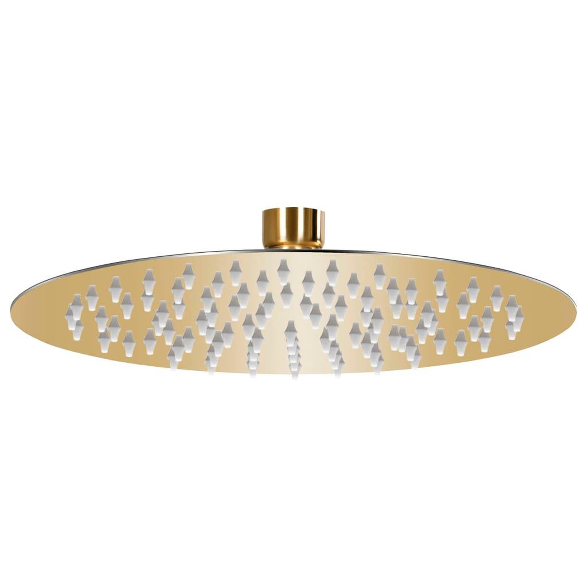 VIDAXL Pomme de douche pluie Acier inoxydable 20 cm Ronde Dore