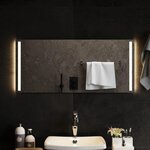VIDAXL Miroir de salle de bain a LED 90x40 cm