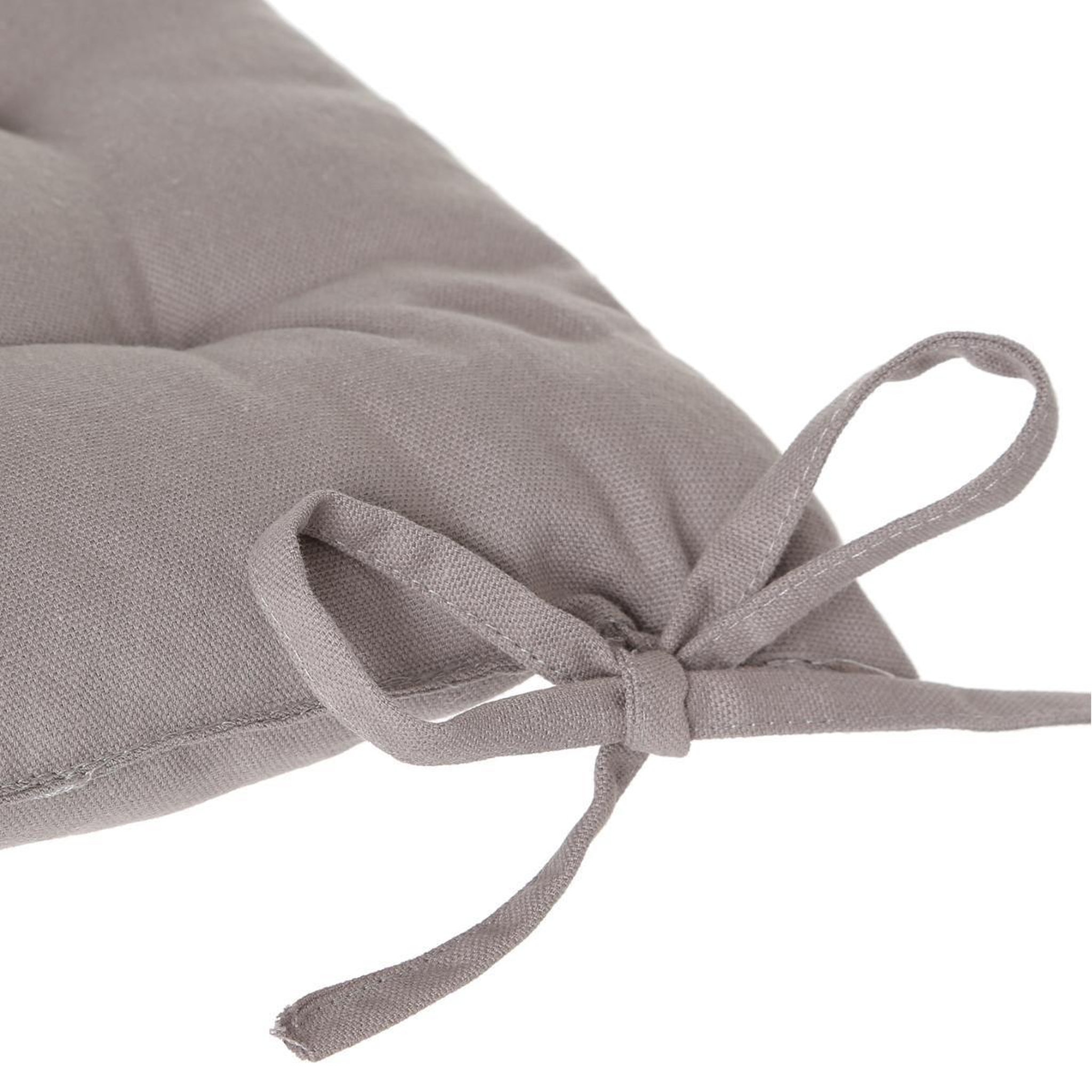 Voir la diapositive 3 : ATMOSPHERA Galette de Chaise  Loria  38x38cm Gris