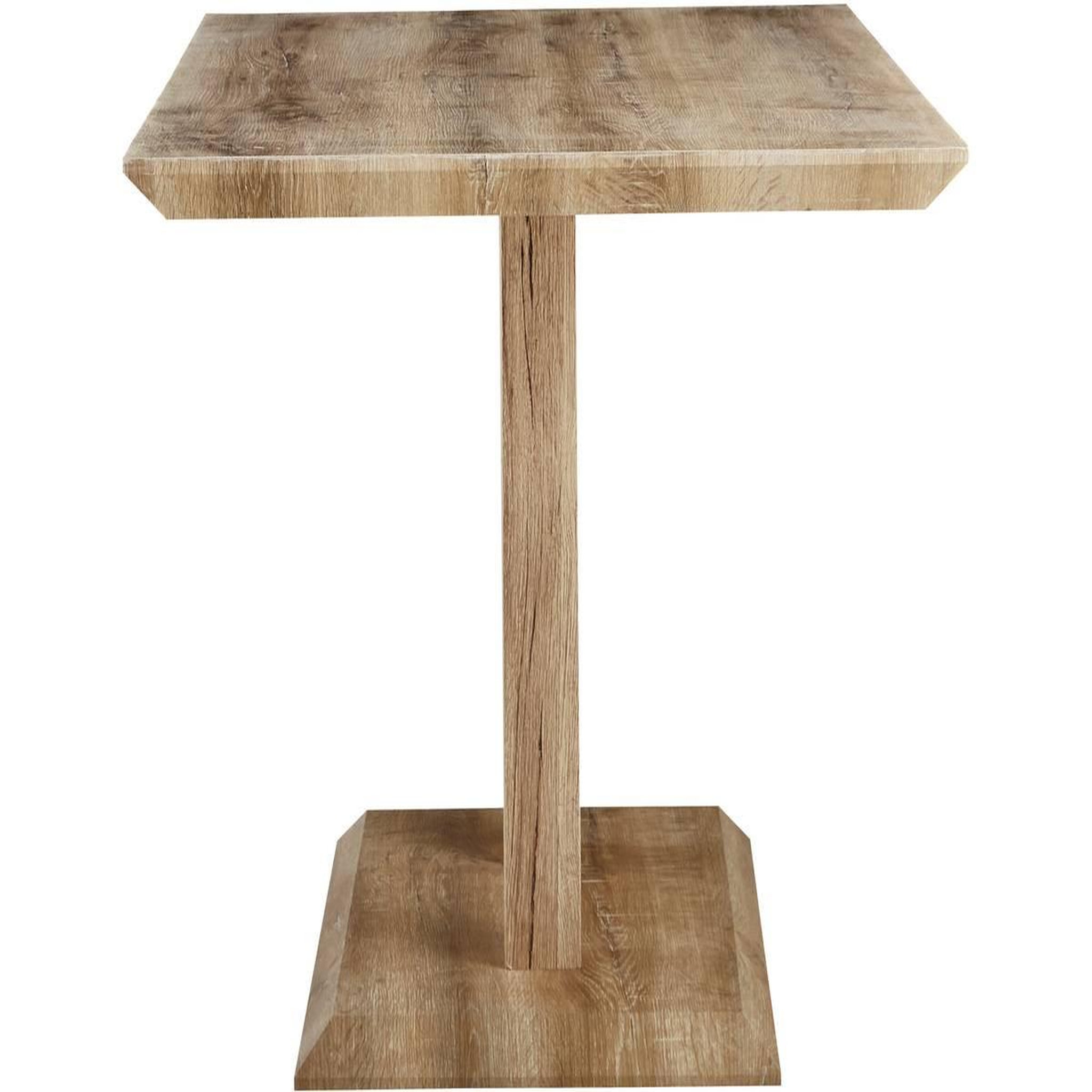 Voir la diapositive 4 : Habitat et Jardin Table repas  Alina  - 130 x 80 x 75 cm - Chêne