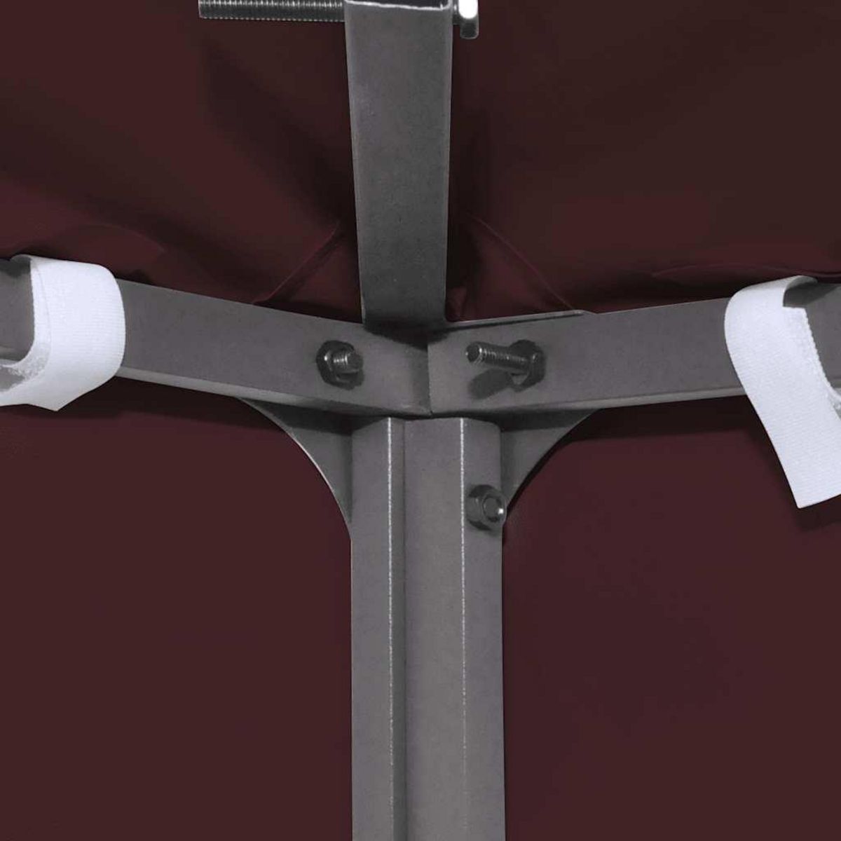 VIDAXL Toile superieure de gazebo 310 g/m^2 3x3 m Bordeaux