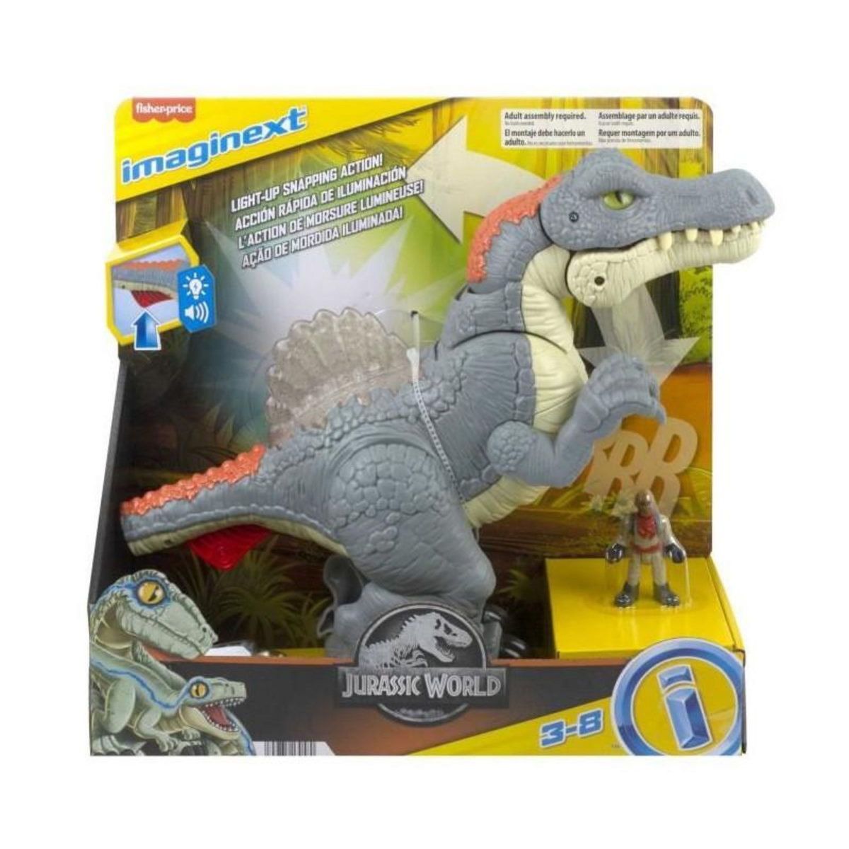 FISHER PRICE Figurine Imaginext Jurassic World - Spinosaurus Mega Mouvement - Fisher-Price HML41