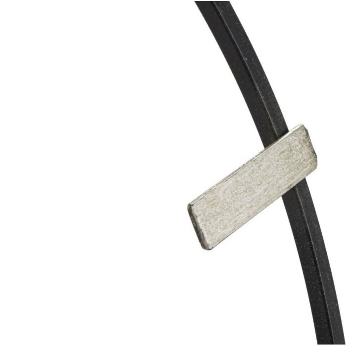 Paris Prix Horloge Murale en Métal  Silvery  61cm Argent