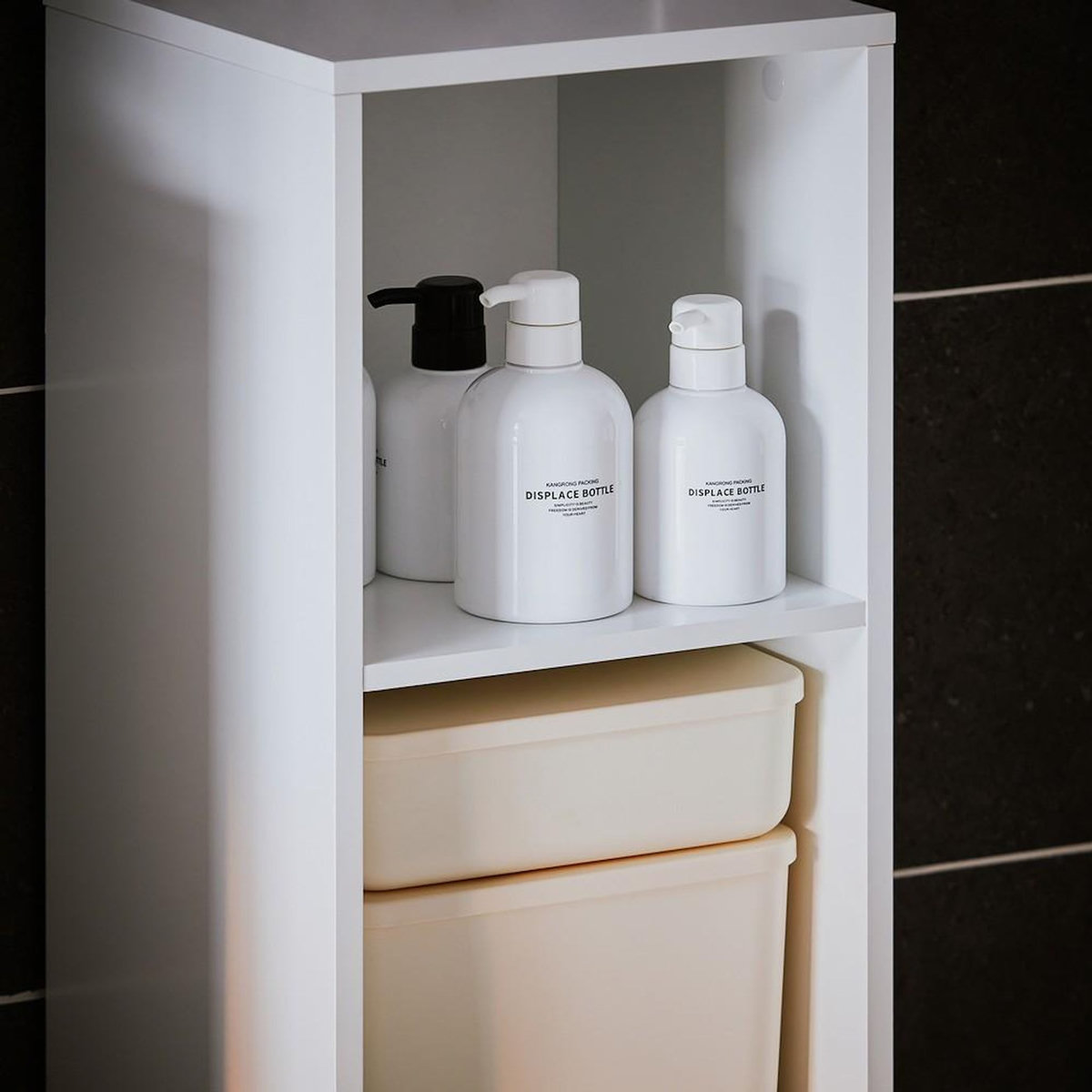 SOBUY SoBuy - Colonne De Salle De Bain à une porte - Blanc - 30x30x170cm - Minimaliste - BZR158-W