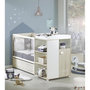 Voir la diapositive 1 : SAUTHON Lit Combiné - 120x60cm - Evolutif en 90x190cm - Babyprice Smile - Hetre