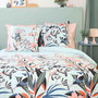 Voir la diapositive 4 : Home collection Parure housse de couette 100% satin de coton bio 78fils paya