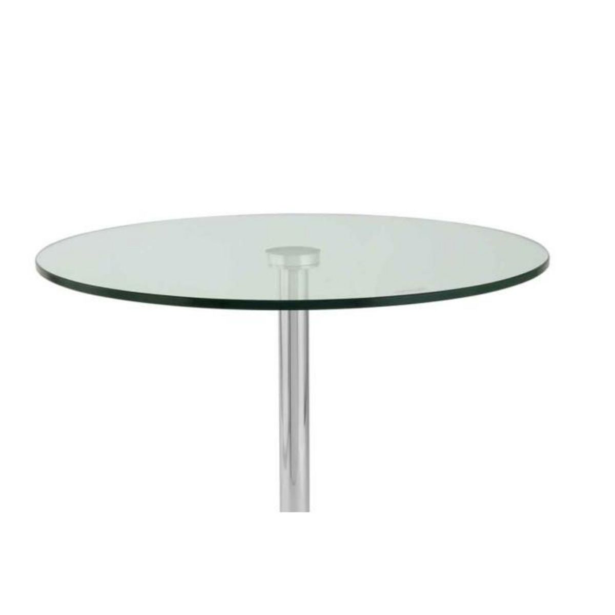 Paris Prix Table d'Appoint en Marbre  Lana  53cm Argent & Noir