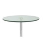 Voir la diapositive 3 : Paris Prix Table d'Appoint en Marbre  Lana  53cm Argent & Noir