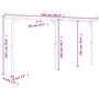 Voir la diapositive 6 : VIDAXL Pergola de jardin 410 x 40 x 203 cm Bois