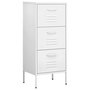 Voir la diapositive 2 : VIDAXL Armoire de rangement Blanc 42,5x35x101,5 cm Acier