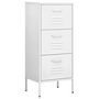 Voir la diapositive 2 : VIDAXL Armoire de rangement Blanc 42,5x35x101,5 cm Acier