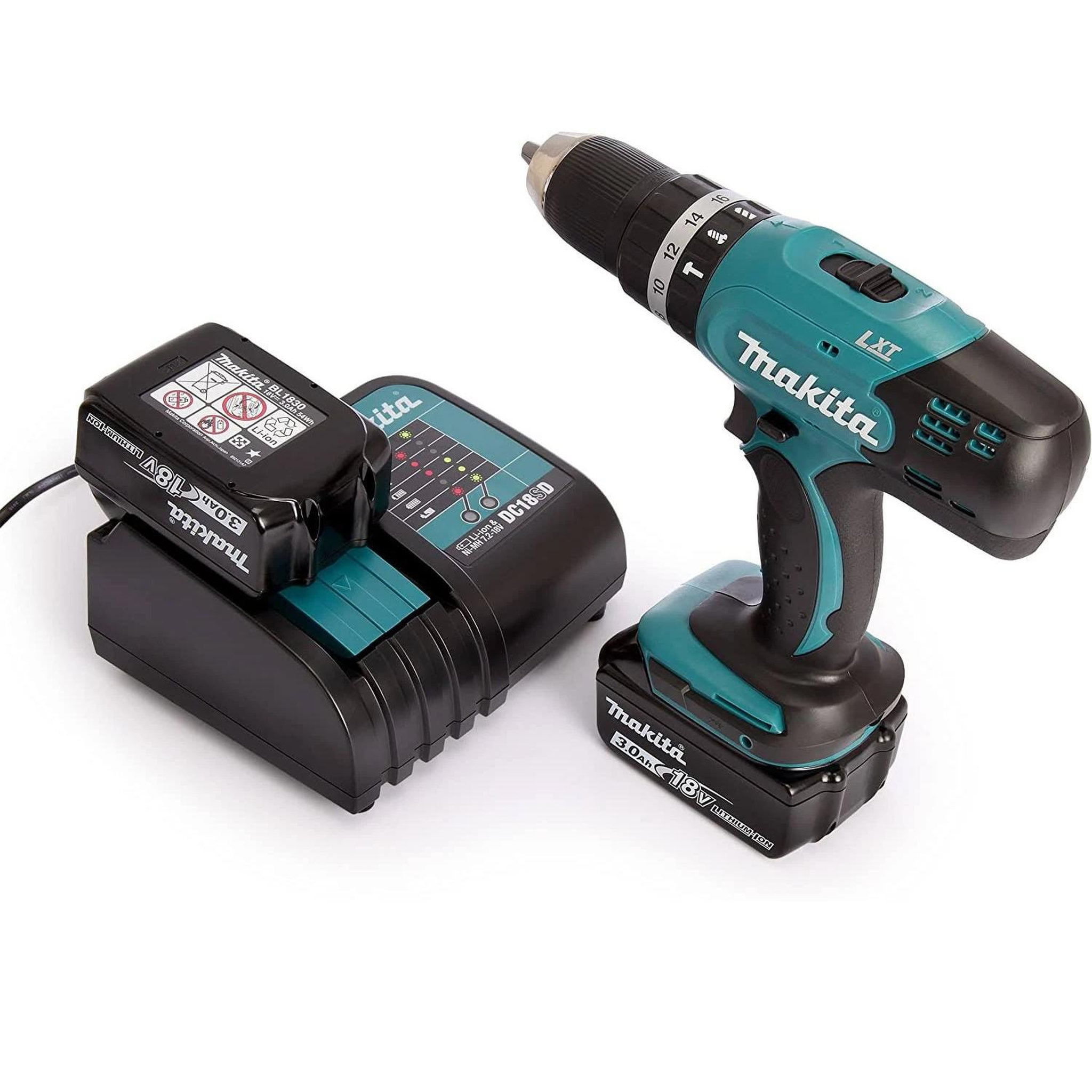 MAKITA Perceuse visseuse à percussion 18v 2 batteries makita