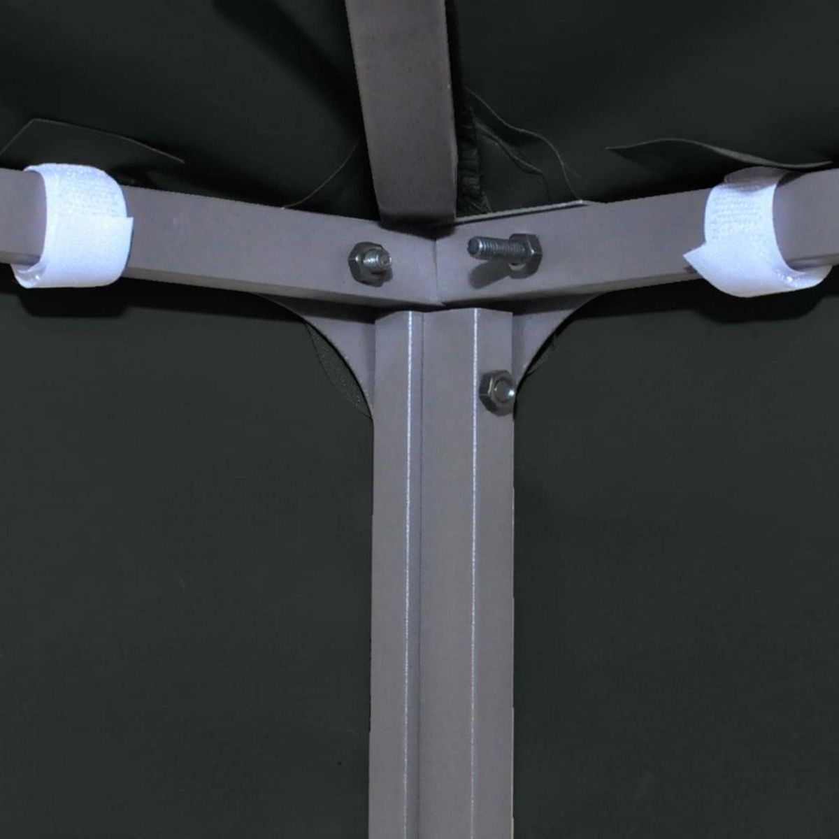 VIDAXL Toile de toit de belvedere 2 niveaux 310 g/m^2 4x3 m Noir