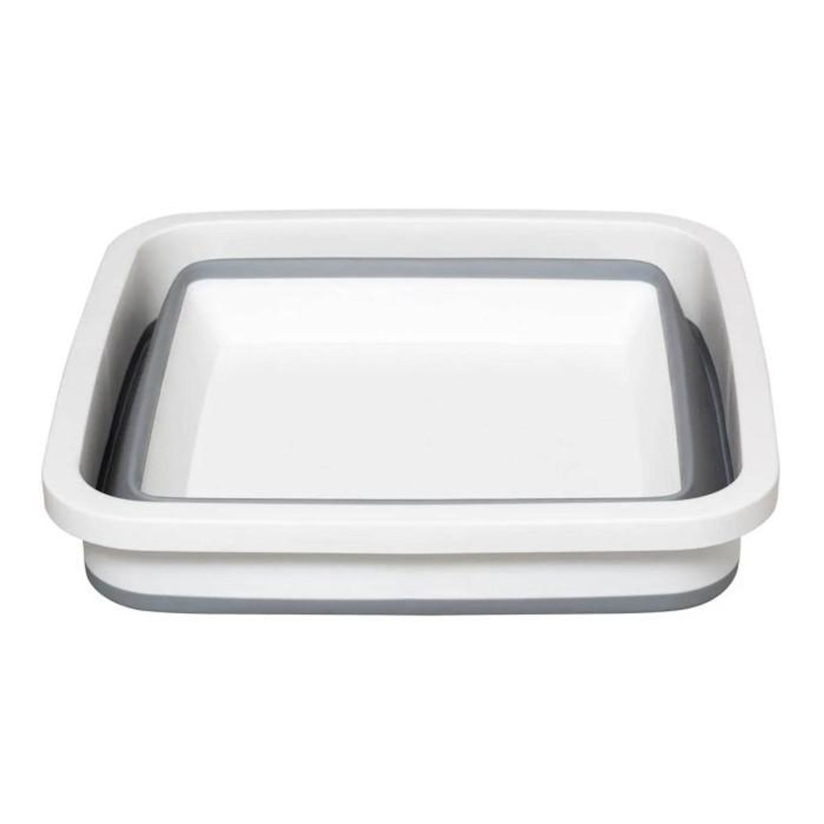 FIVE Bassine Carrée  Rétractable  8L Blanc & Gris
