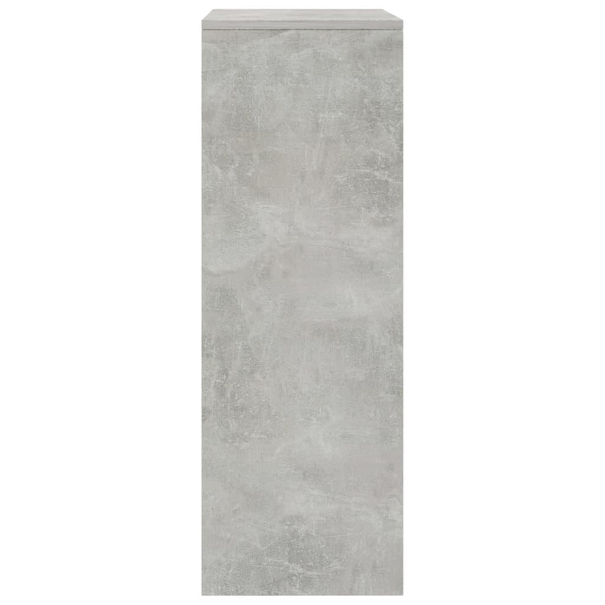 Voir la diapositive 5 : VIDAXL Buffet avec 6 tiroirs Gris beton 50x34x96 cm Bois d'ingenierie