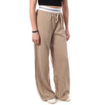 MONDAY PREMIUM Pantalon Fluide  Femme Monday Premium Wide. Coloris disponibles : Beige