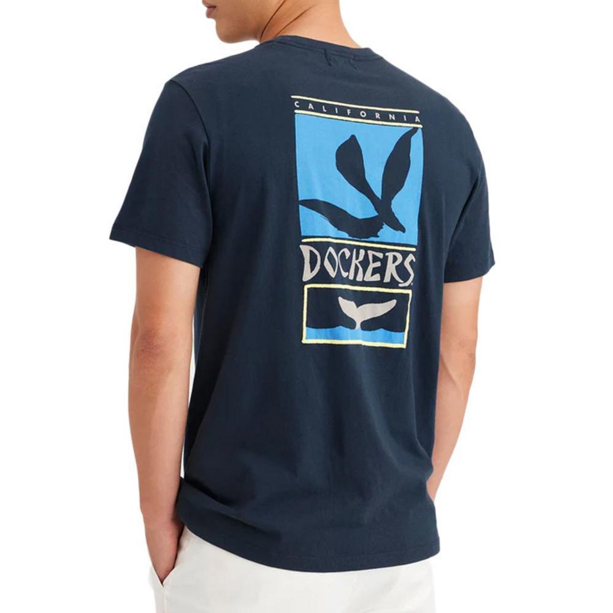 DOCKERS T-shirt /Bleu Homme Dockers Graphic