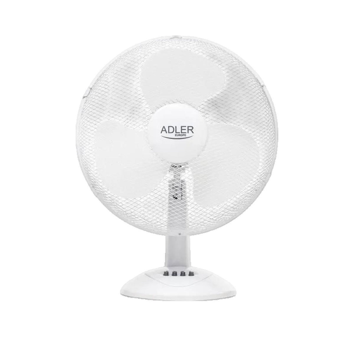 ADLER Ventilateur de Table Adler Europe AD 7304 Blanc Silencieux