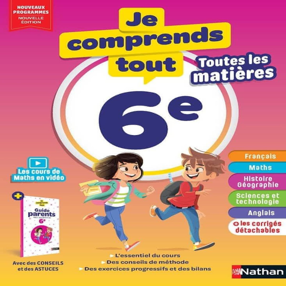 TOUTES LES MATIERES 6E JE COMPRENDS TOUT ! EDITION 2026, Cazanove Cécile de