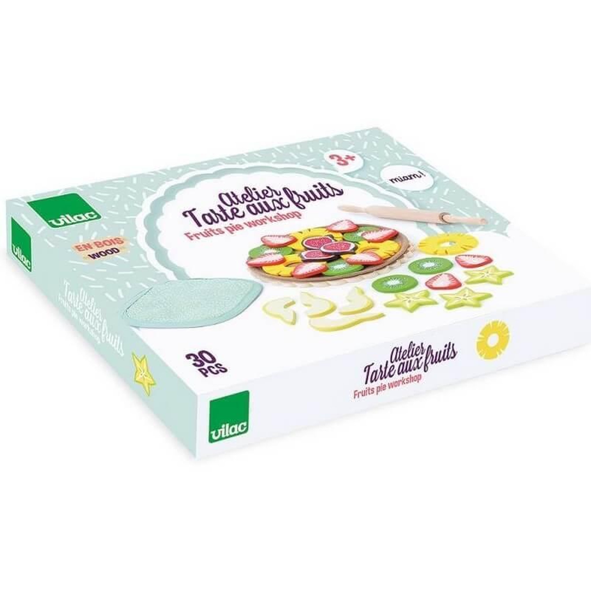 Voir la diapositive 3 : Vilac Atelier tarte aux fruits en bois