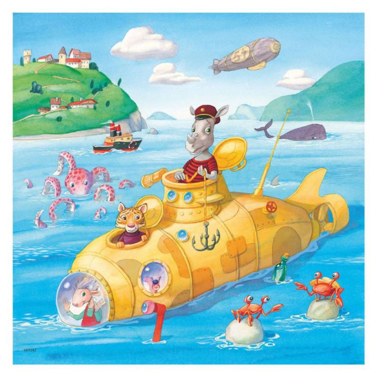 RAVENSBURGER Ravensburger - Water vehicles Jigsaw puzzle, 3x49pcs. 57207