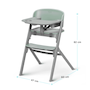 Voir la diapositive 5 : KINDERKRAFT Chaise haute 3 en 1 avec assise réglable et design moderne