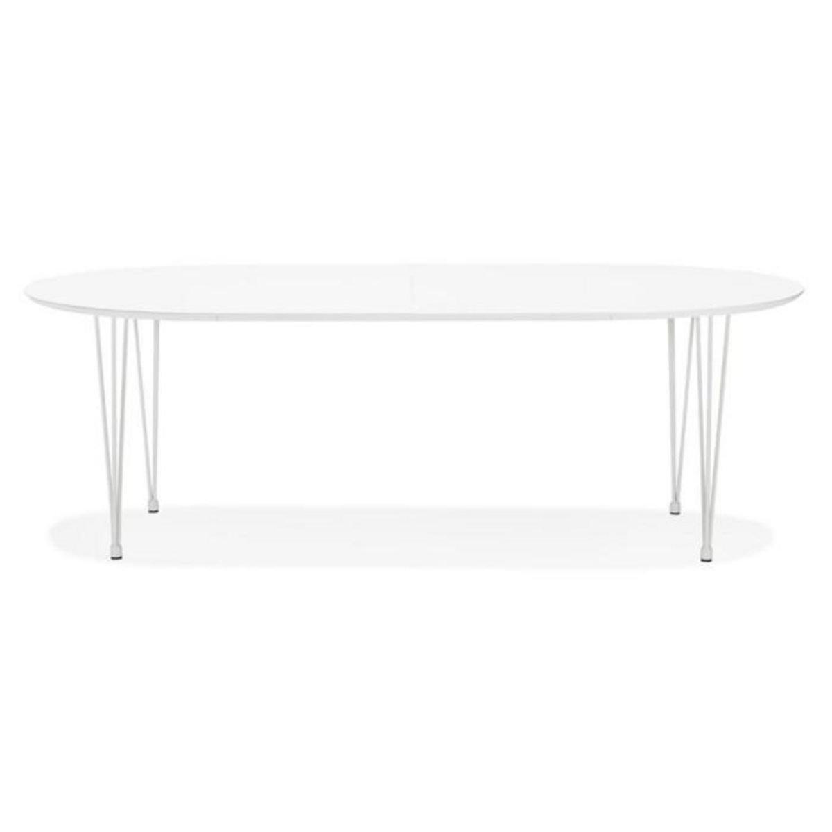Paris Prix Table de Repas Extensible  Babao  120-220cm Blanc