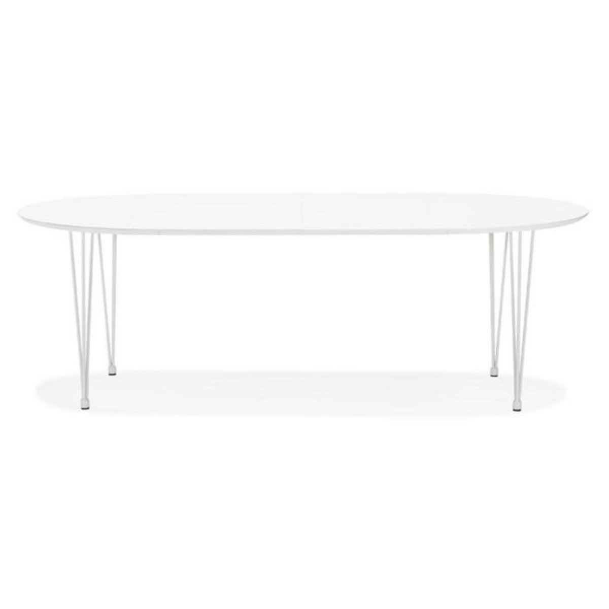 Paris Prix Table de Repas Extensible  Babao  120-220cm Blanc