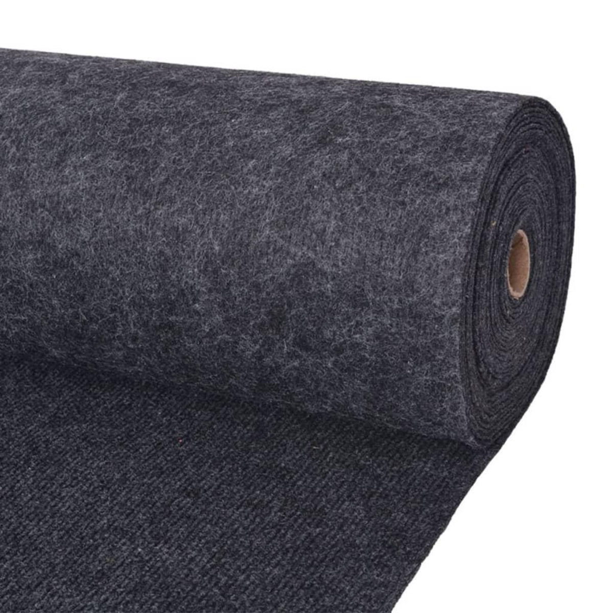 VIDAXL Tapis strie pour exposition 1,2x10 m Anthracite