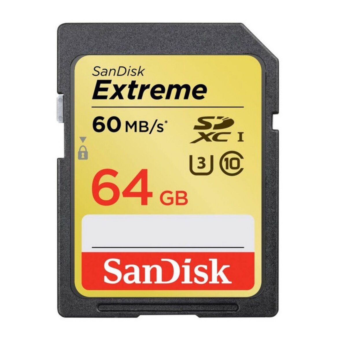 SANDISK Carte SDXC 64Go Extrême - Carte mémoire