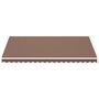 Voir la diapositive 3 : VIDAXL Tissu de remplacement pour auvent Marron 4,5x3 m