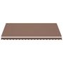 Voir la diapositive 3 : VIDAXL Tissu de remplacement pour auvent Marron 4,5x3 m