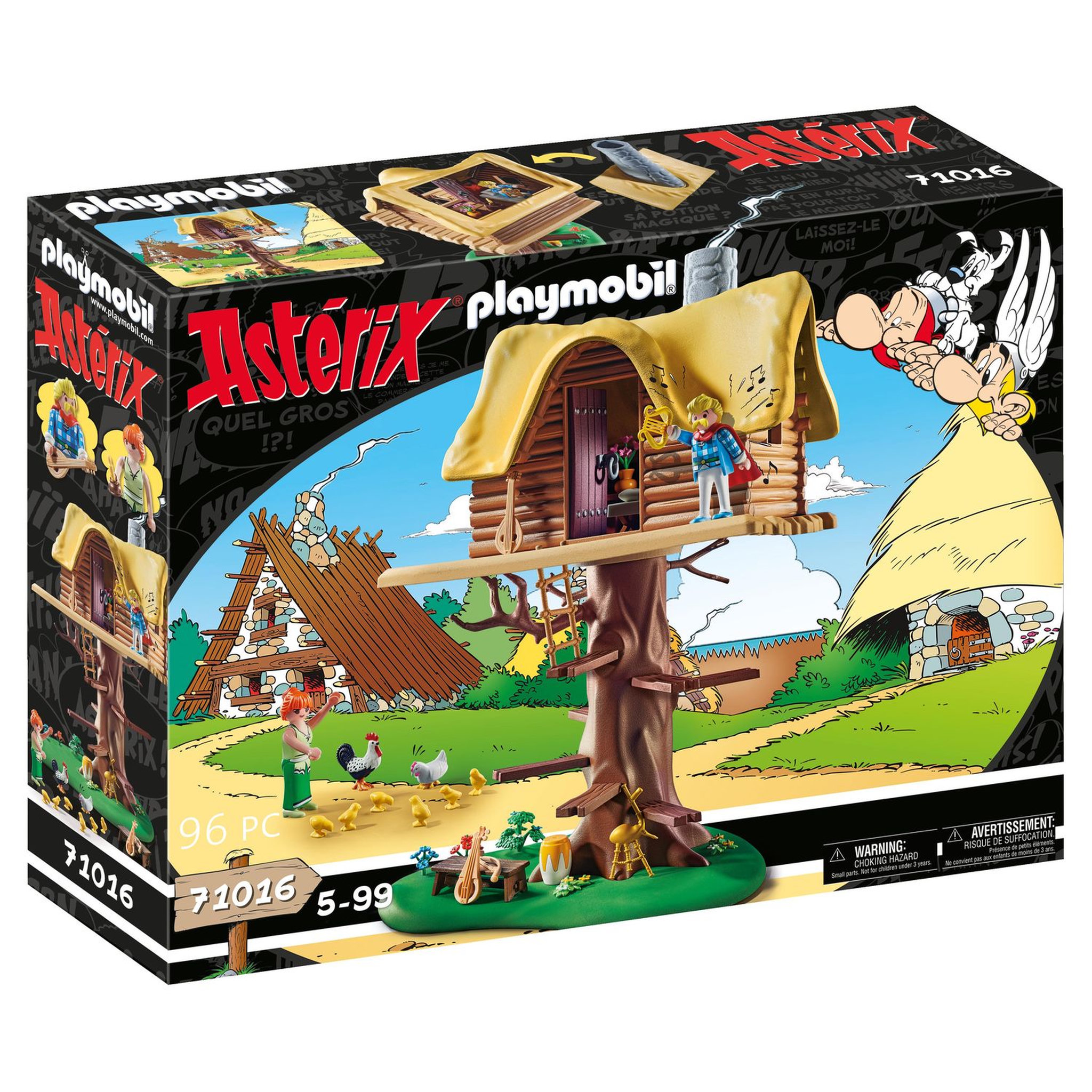 Voir la diapositive 1 : PLAYMOBIL 71016 - Astérix : La hutte d'Assurancetourix