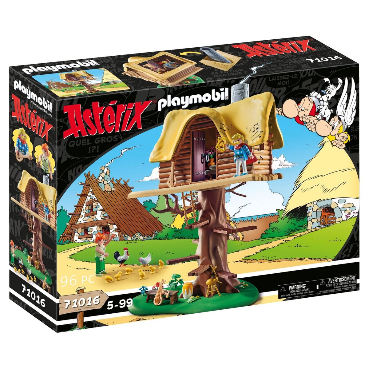PLAYMOBIL 71016 - Astérix : La hutte d'Assurancetourix