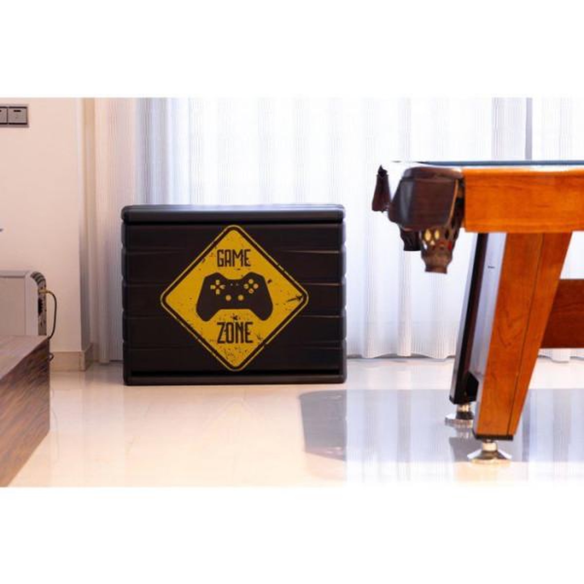 Voir la diapositive 4 : PLASTIKEN Coffre de rangement - plastiken - 260 l - 80 x 61 x 53 cm - game