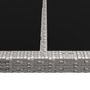Voir la diapositive 4 : VIDAXL Table a manger d'exterieur Gris 200x150x74 cm Resine tressee