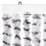 VIDAXL Moustiquaire Gris clair et gris fonce 56x185 cm Chenille