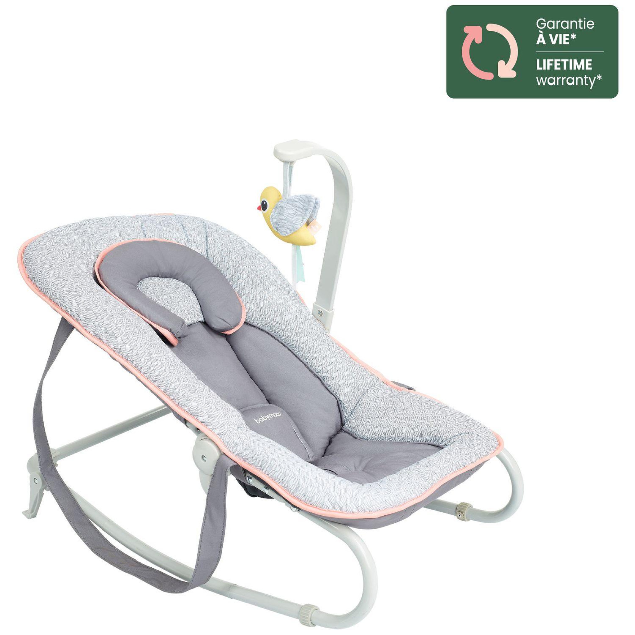 Voir la diapositive 1 : BABYMOOV Transat balancelle bébé Graphik - Pêche