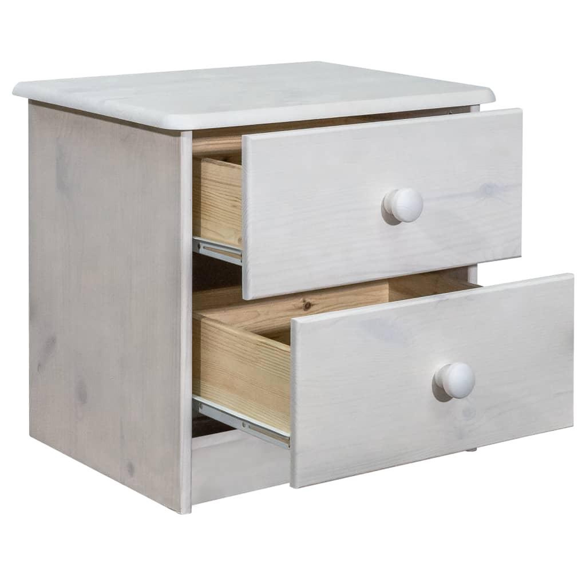 Voir la diapositive 3 : VIDAXL Table de chevet 43x34x40 cm Bois de pin solide