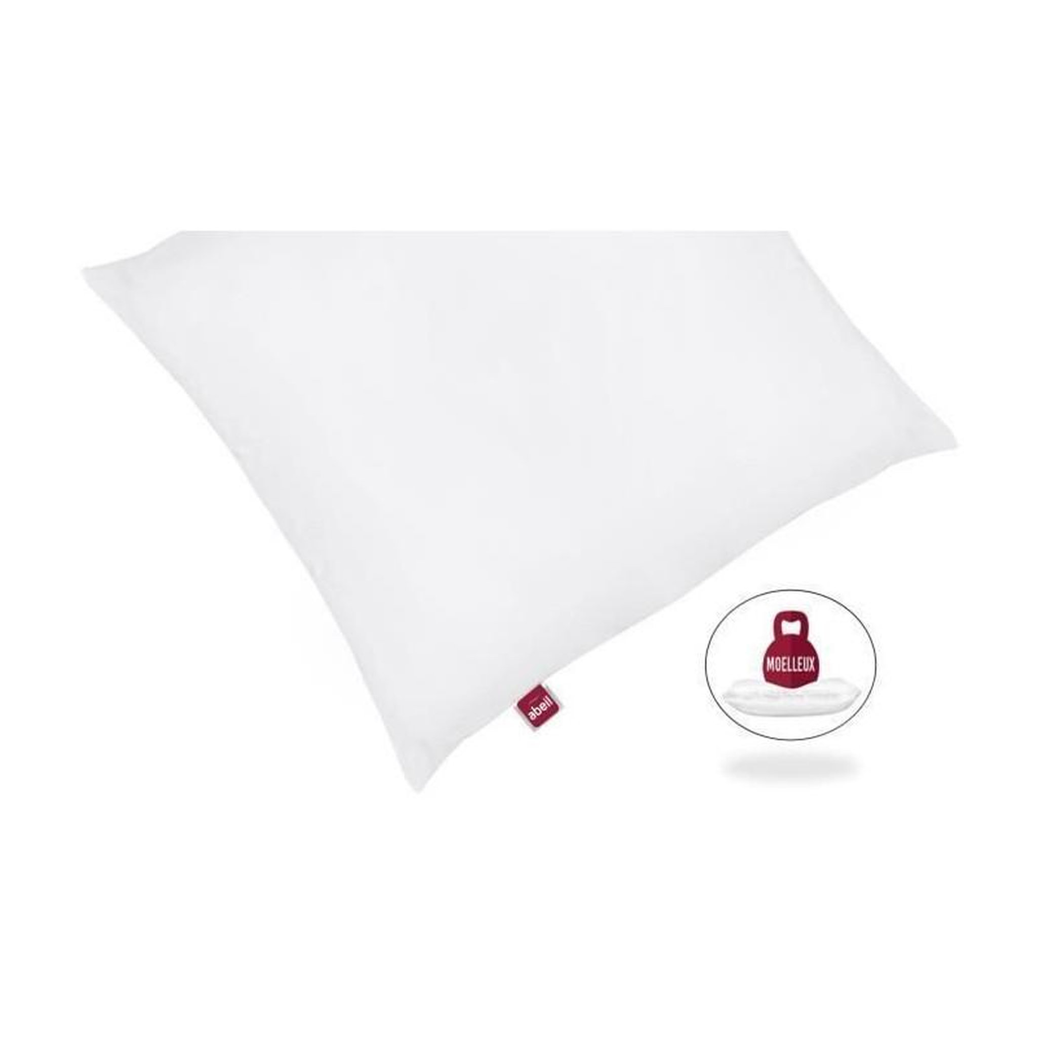 Voir la diapositive 3 : ABEIL ABEIL Lot de 2 Oreillers moelleux ICEBERG 60x60cm