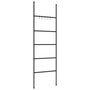 Voir la diapositive 4 : VIDAXL Porte-serviettes echelle a 5 niveaux Noir 58 x 175 cm Fer