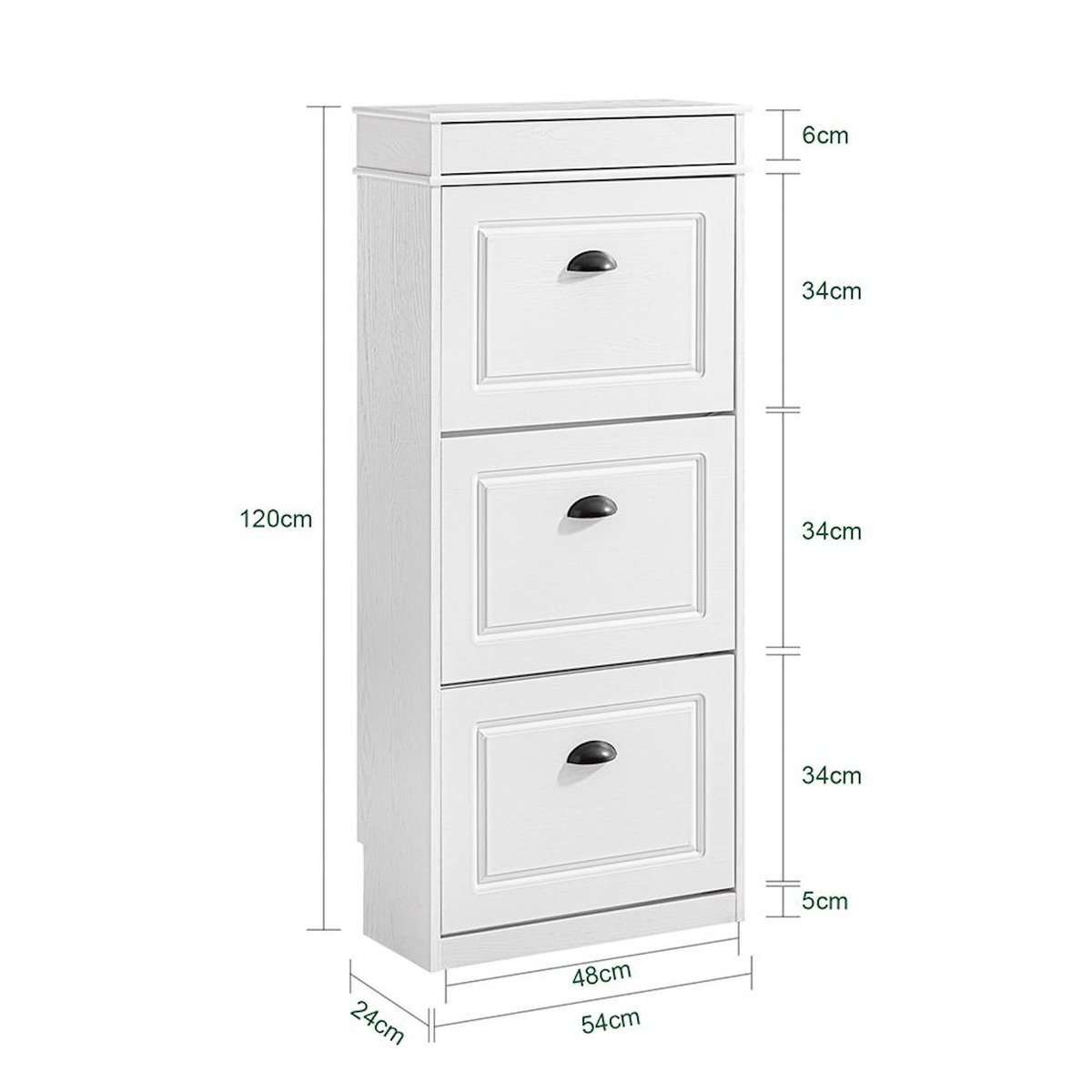 SOBUY SoBuy - Meuble À Chaussures à 3 tiroirs - Classique - FSR94