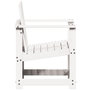 Voir la diapositive 5 : VIDAXL Salon de jardin 3 pcs blanc bois massif de pin