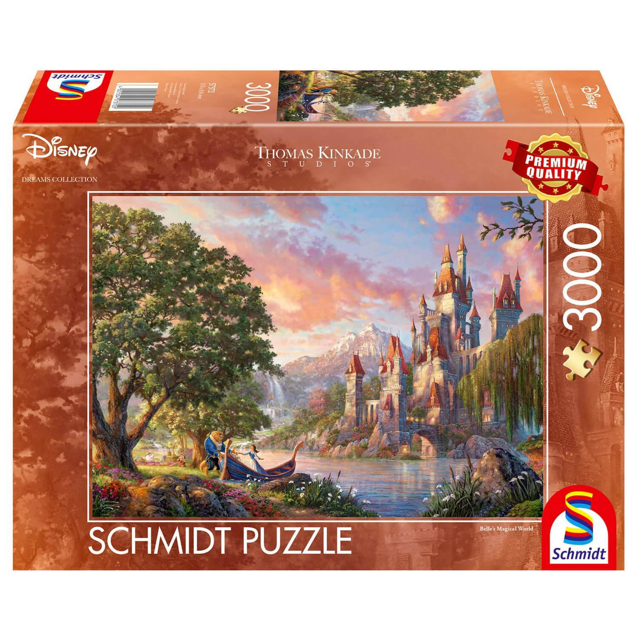 Voir la diapositive 2 : Schmidt Spiele Puzzle Schmidt-Spiele Puzzle Belle - Thomas Kinkade 3000 pièces