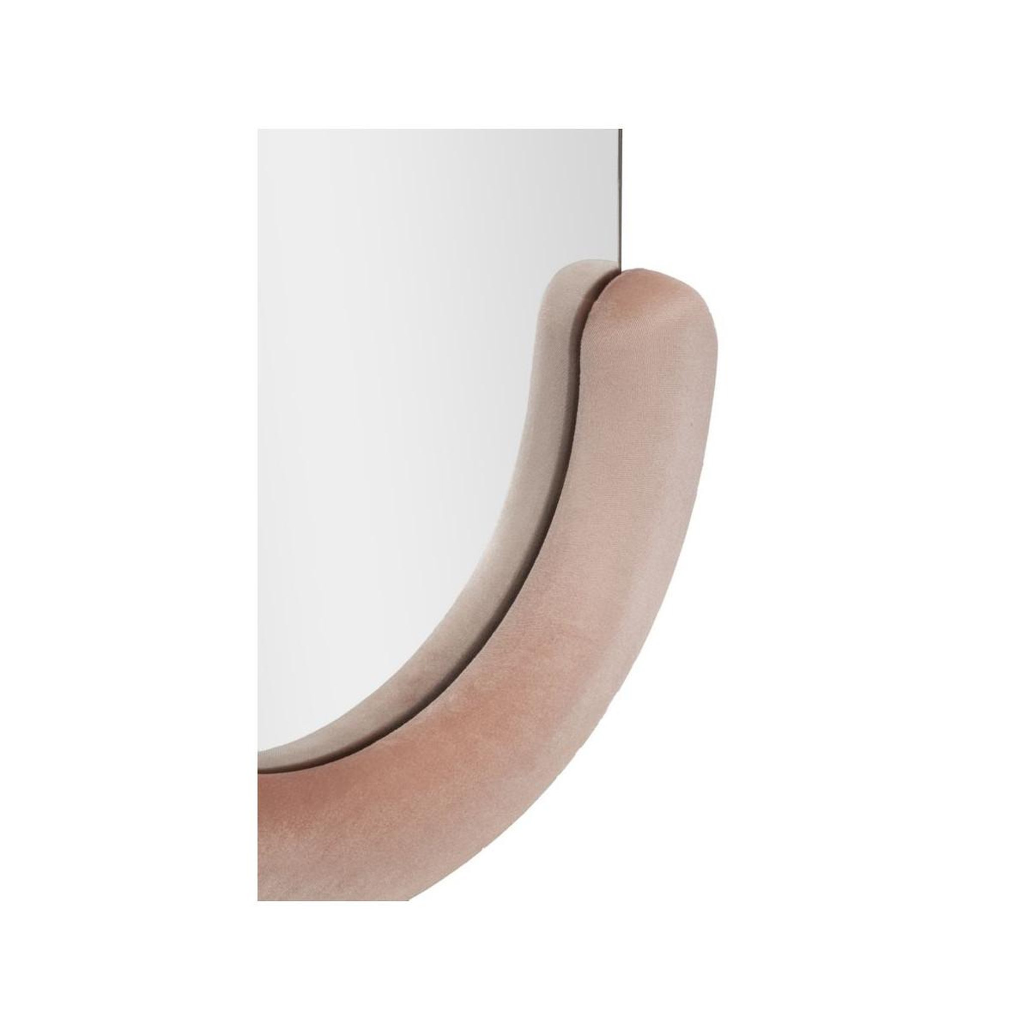 Voir la diapositive 3 : Paris Prix Miroir mural en velours  chantal  160cm rose